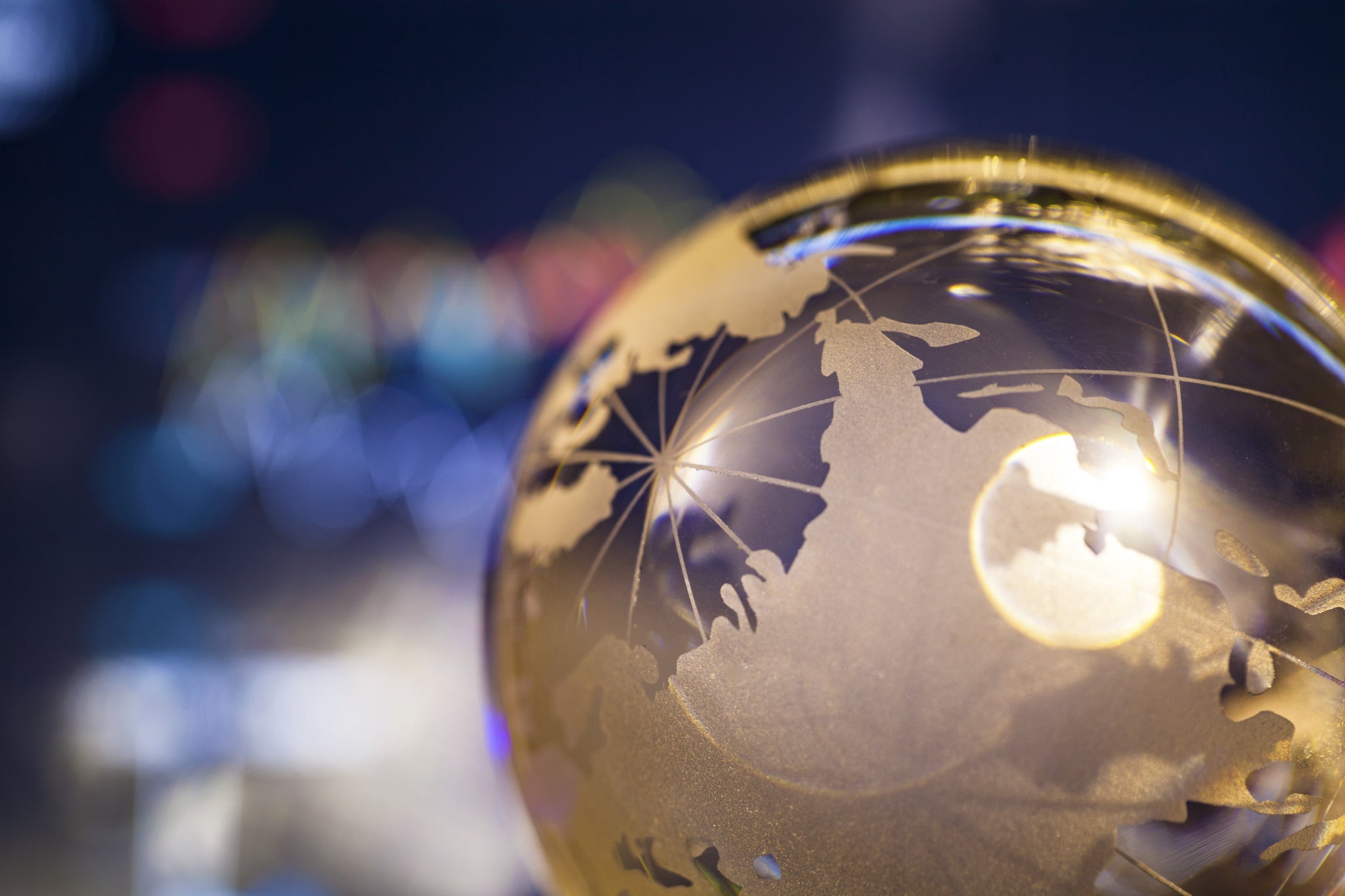 Abstracted globe 