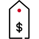 icon representing a price tag
