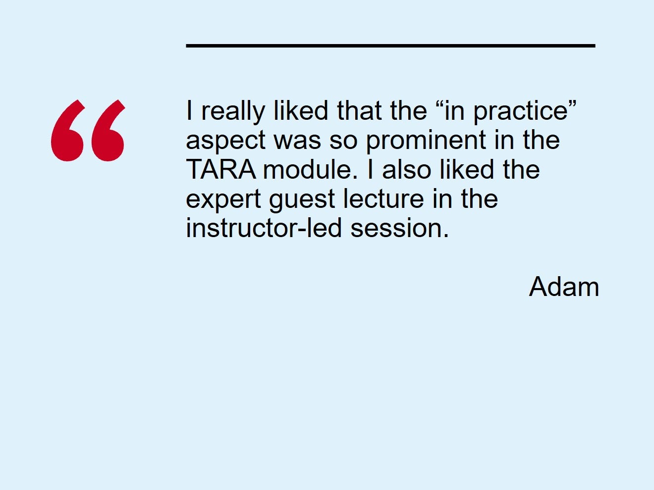 Adam's quote 